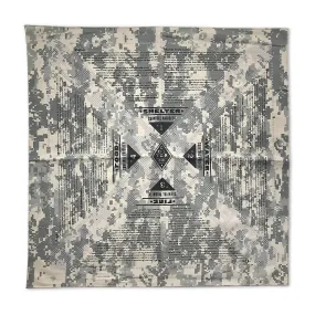 Colter Co. Stayin' Alive Reflective Survival Bandana - 100% Cotton & Unique Bandanas For Men & Women - Head Bands, Scarfs, Festival Accessories, Womens Fashion - Made In The USA (22"x22", Camouflage)