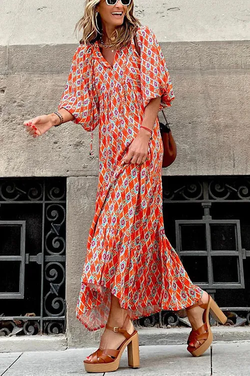 Completely In Love Boho Print Maxi Dress - 6 Colors