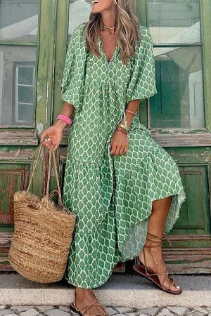 Completely In Love Boho Print Maxi Dress - 6 Colors