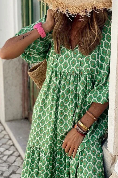 Completely In Love Boho Print Maxi Dress - 6 Colors