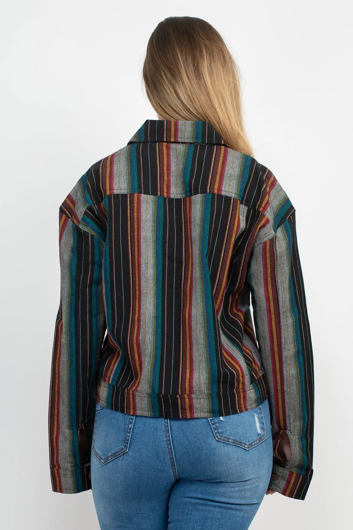 Cotton Striped Rancher Jacket