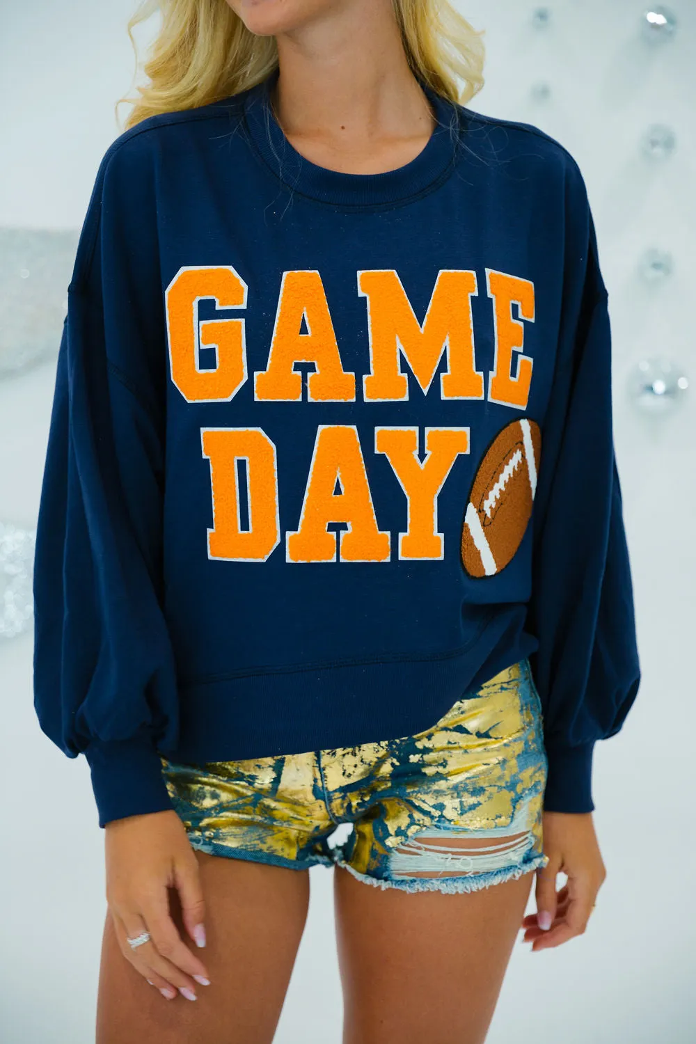 CUSTOM NUMBER GAME DAY PULLOVER