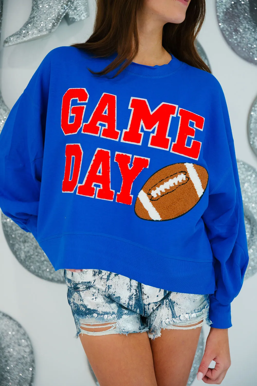 CUSTOM NUMBER GAME DAY PULLOVER