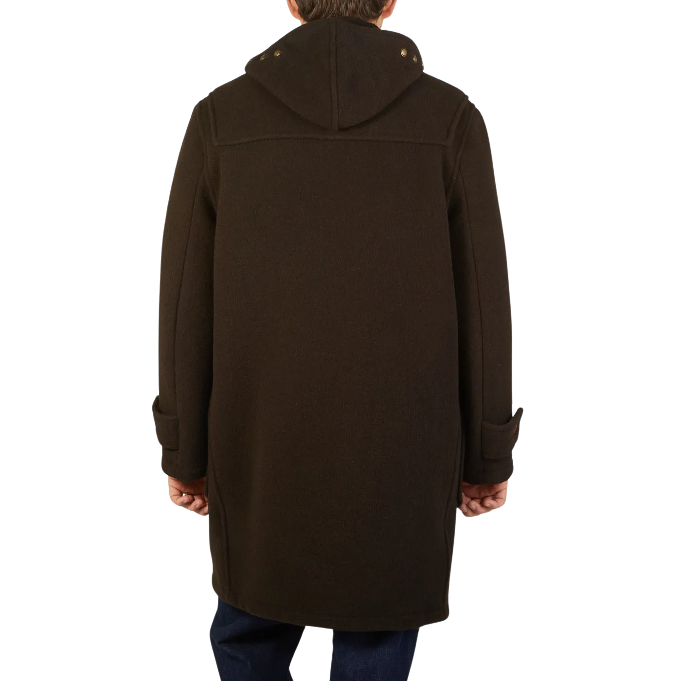 Dark Brown Wool Monty Duffle Coat