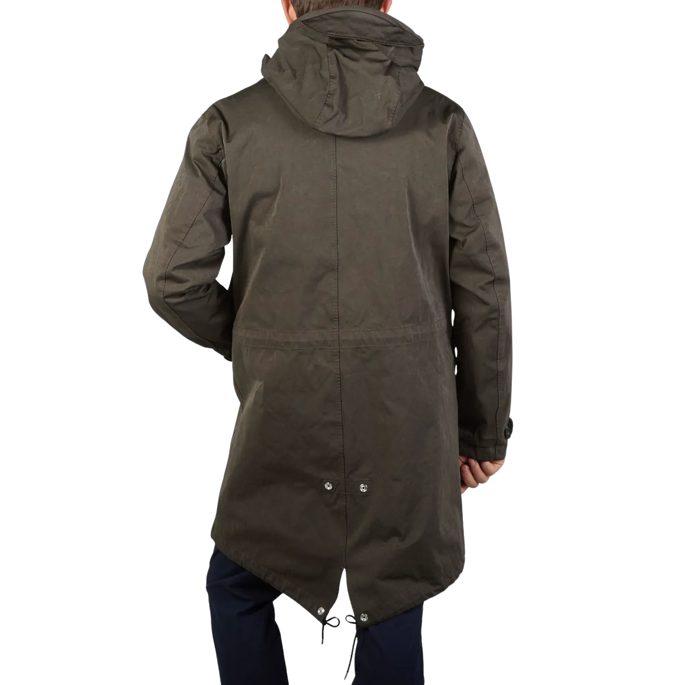 Dark Green Technical Cyclone Parka