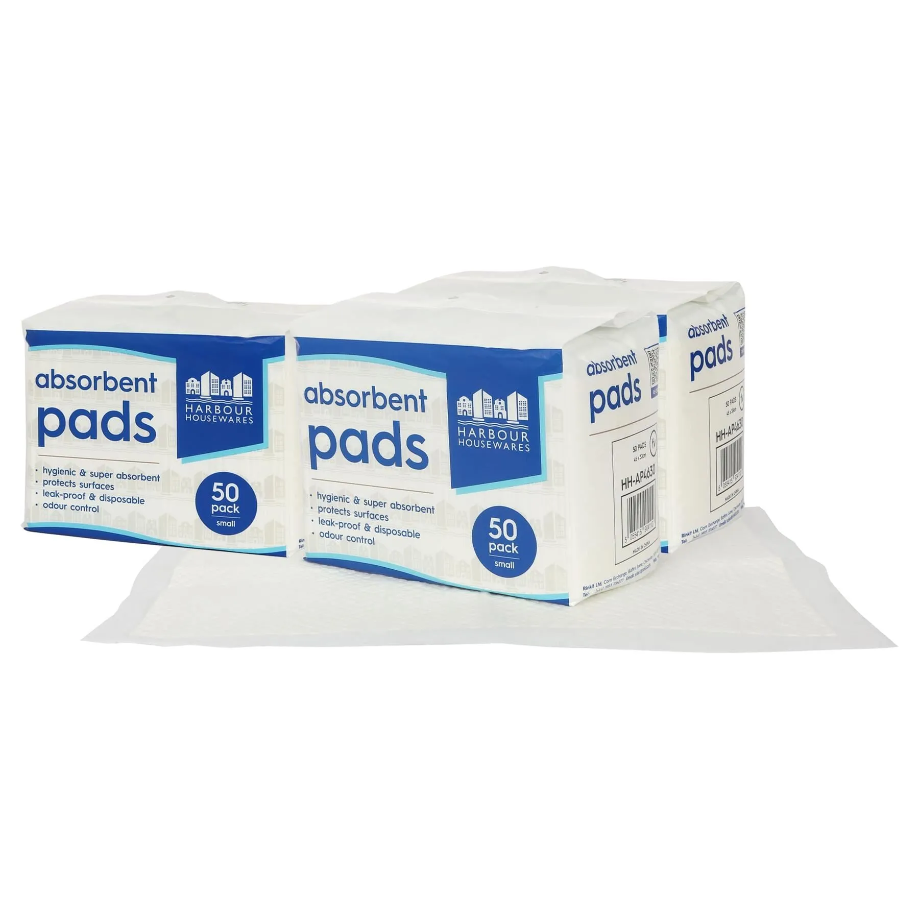 Disposable Puppy Training Pads - 32.5cm x 45cm - Pack of 150 - By Harbour Housewares