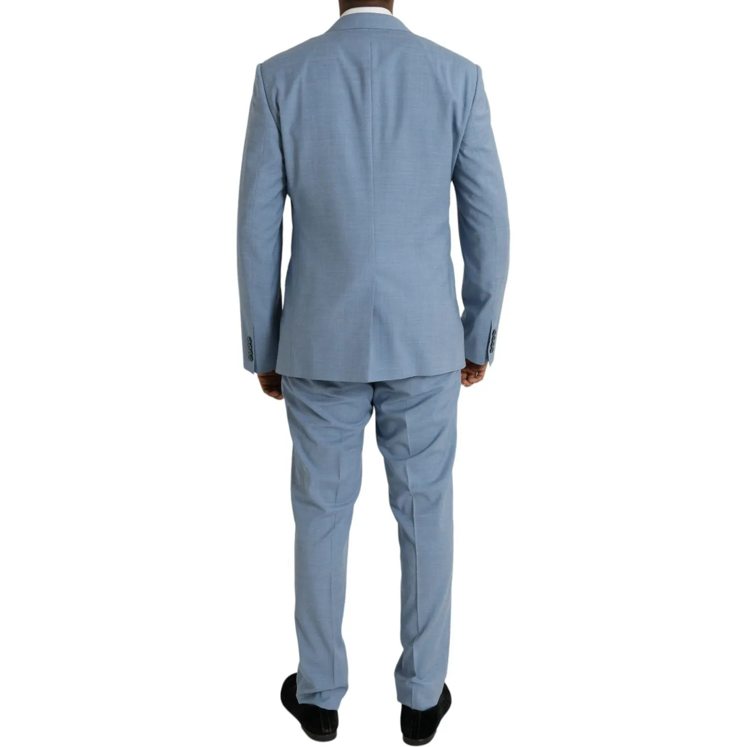 Dolce & Gabbana Light Blue Polyester MARTINI Formal 2 Piece Suit