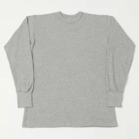 Dubbleworks L/S Thermal Crew Tee - Heather Grey