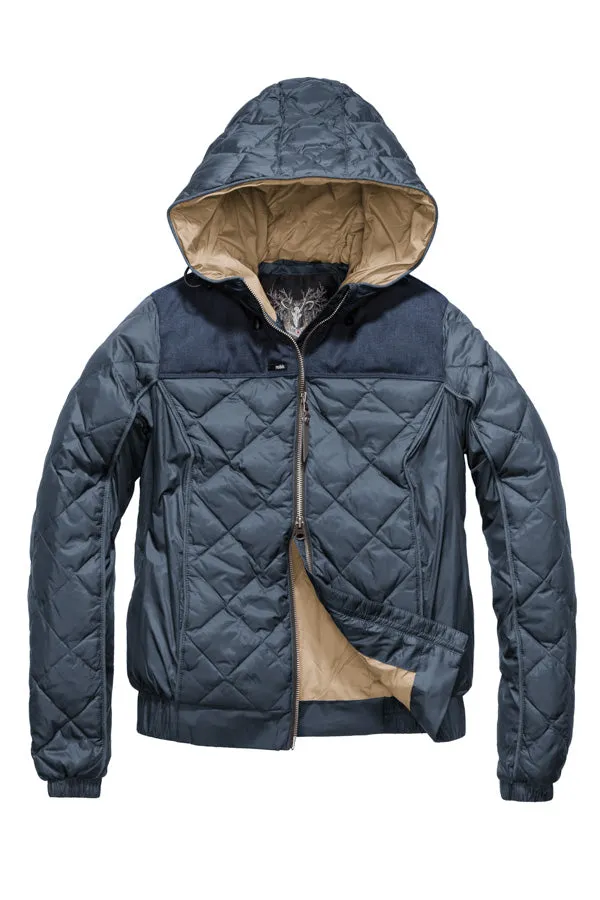 Elle Women's Quilted Hooded Jacket