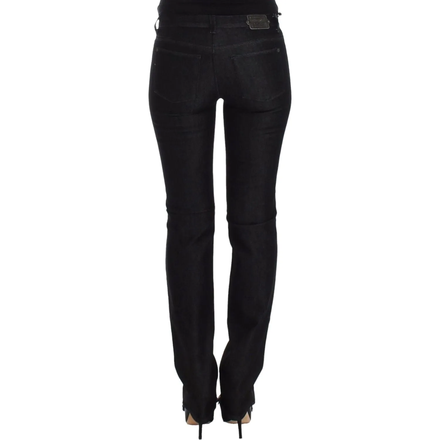 Ermanno Scervino Chic Black Slim Skinny Jeans