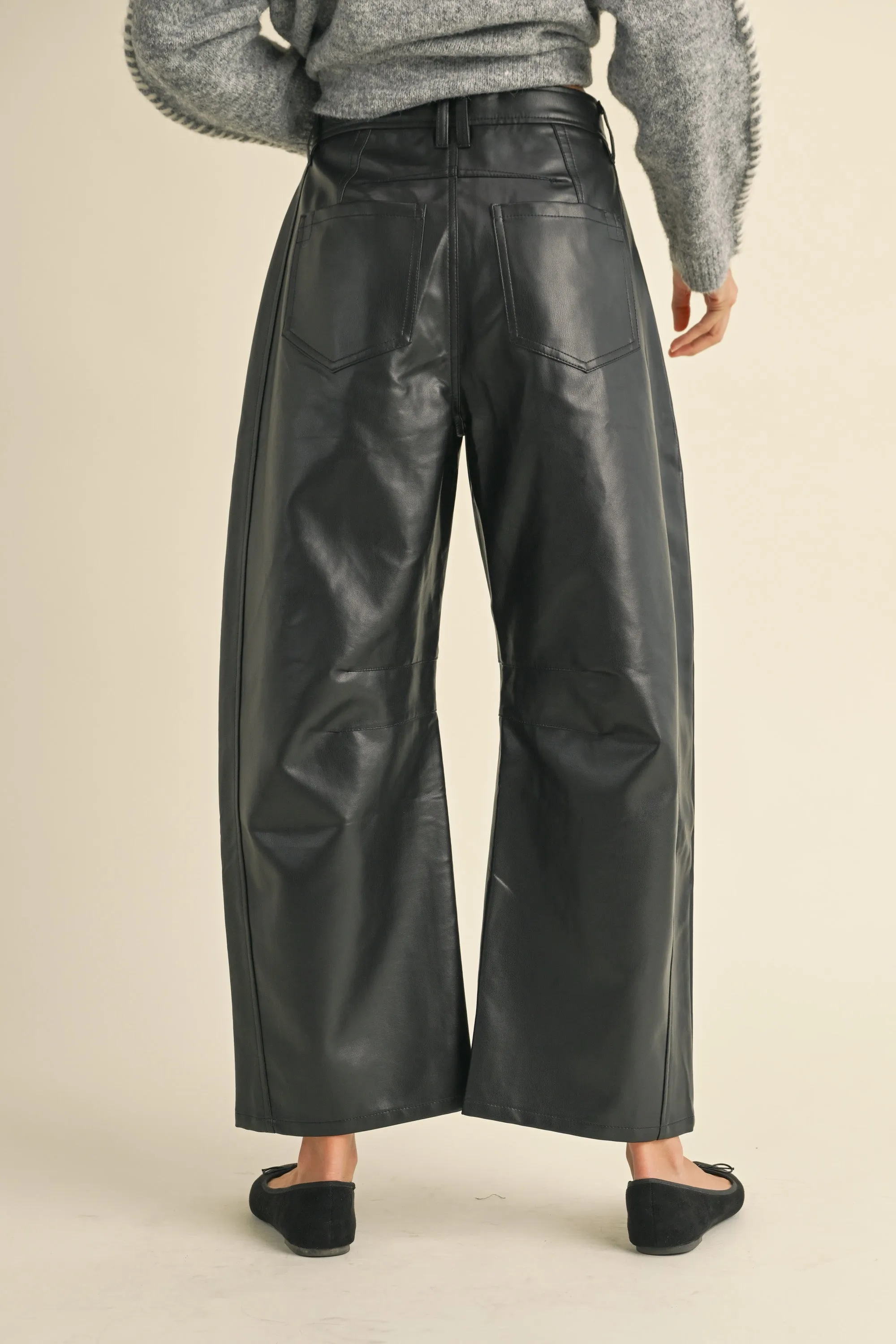 Estelle Vegan Leather Pants