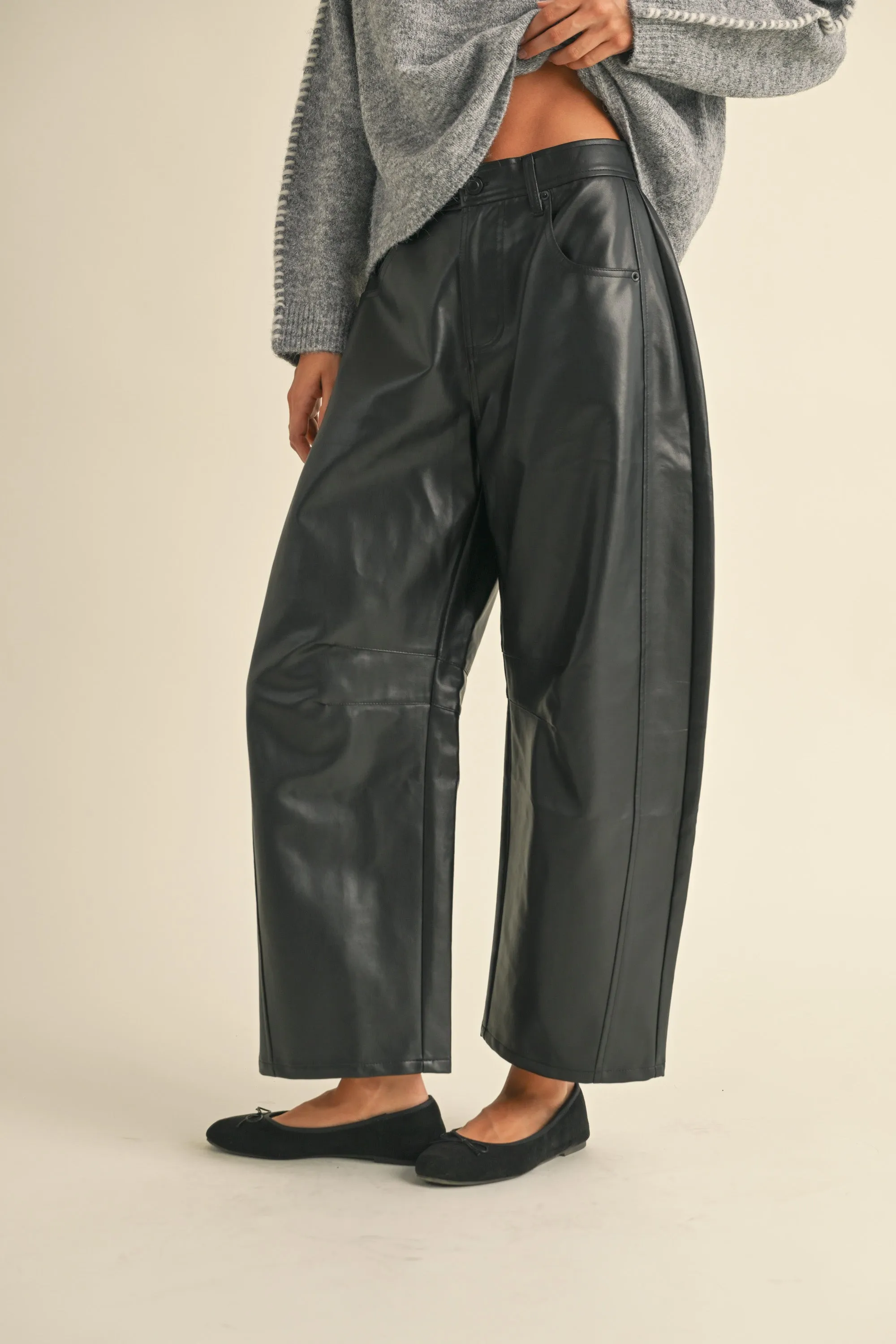 Estelle Vegan Leather Pants