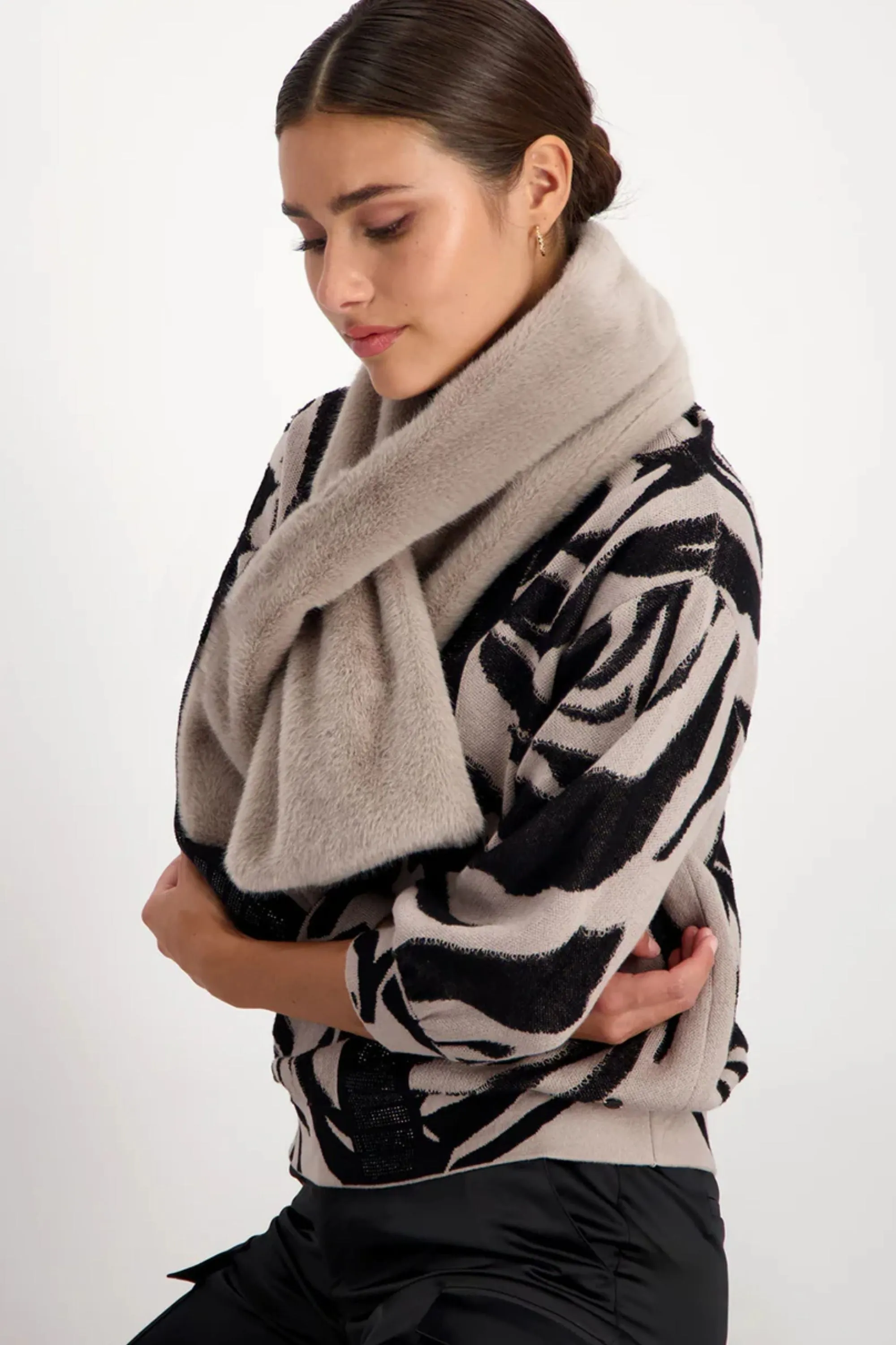 FAUX FUR SCARF - 807347MNR