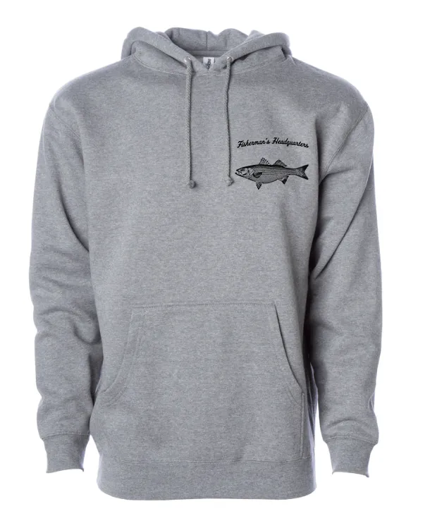 Fish Heads Striped Bass Pullover Hoodies