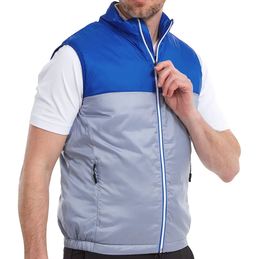 FootJoy Lightweight Thermal Vest - Dove Grey/Royal