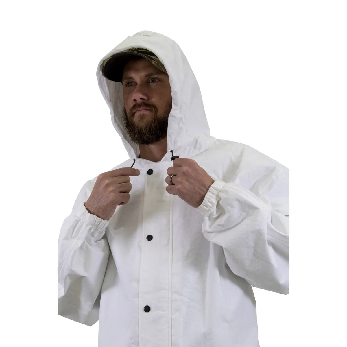 Frogg Toggs Mens White Classic All-Sport Waterproof Breathable Rain Suit