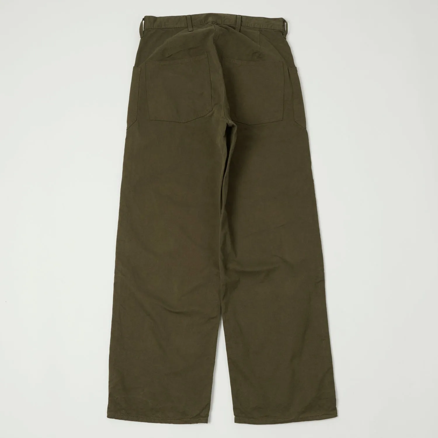 Full Count 1119-3 Old Japanese Twill US Navy Trouser - Olive Drab