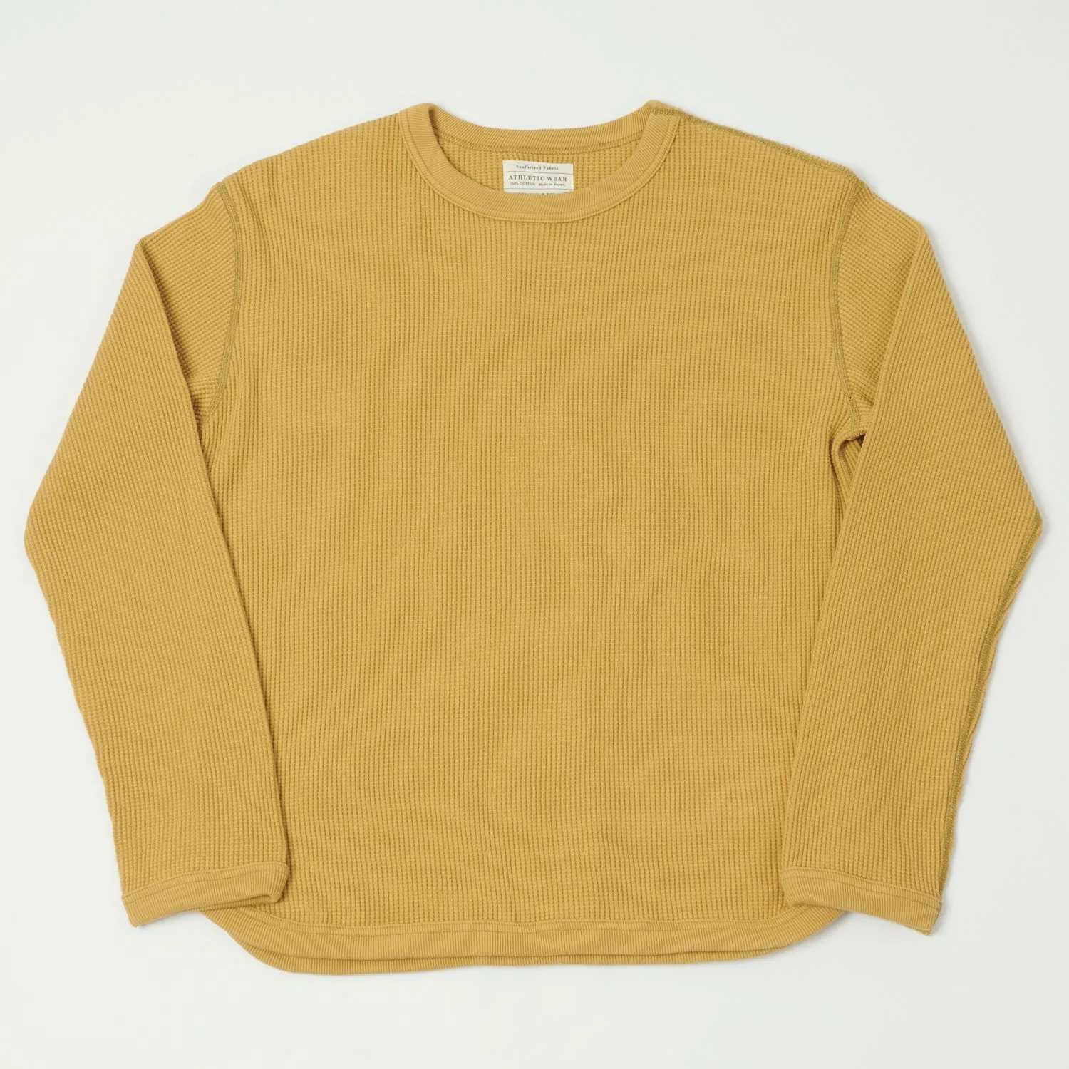 Full Count 5964 Heavyweight Waffle LS Tee - Camel