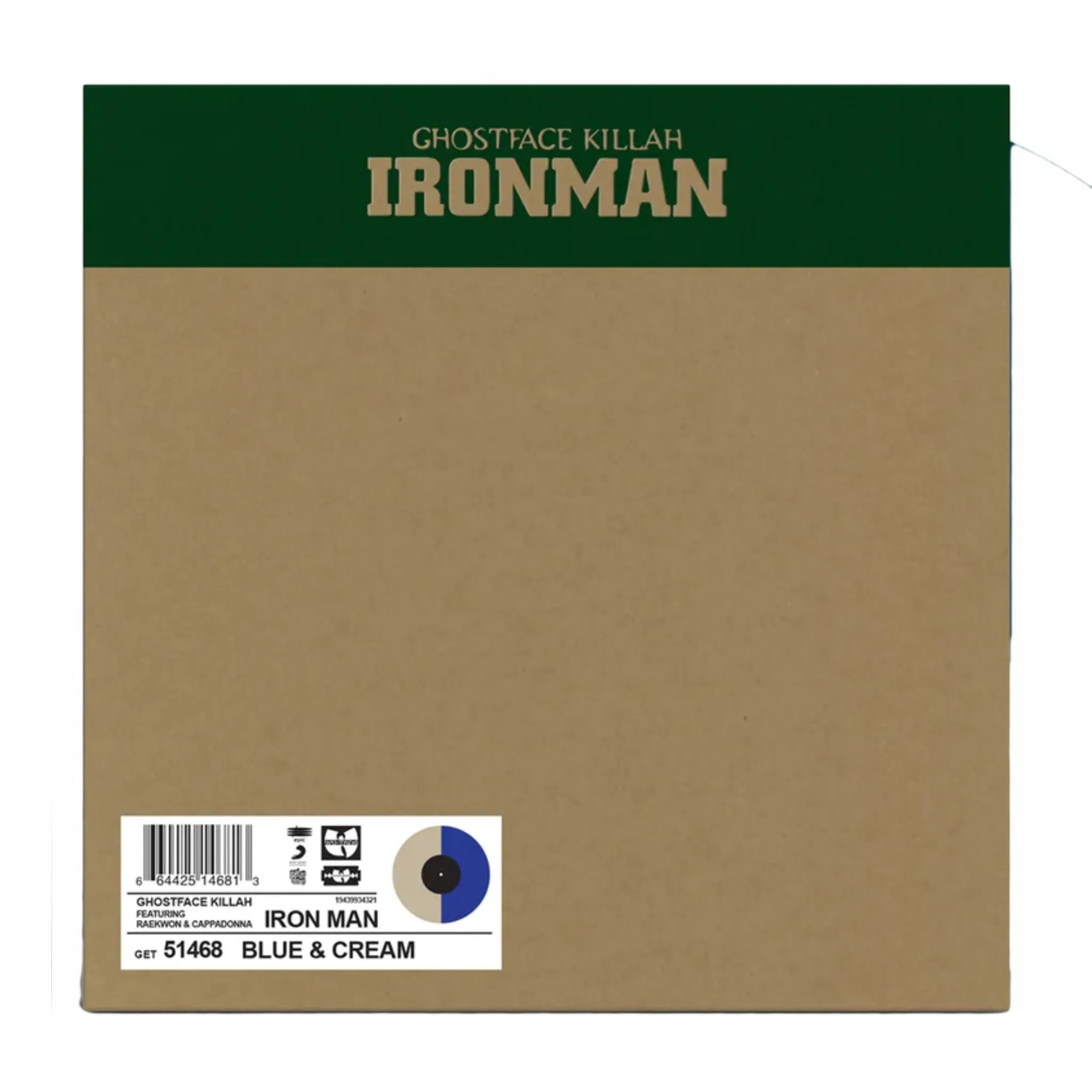 Ghostface Killah - Ironman 2xLP 25th Anniversary Edition (Blue & Cream Vinyl)