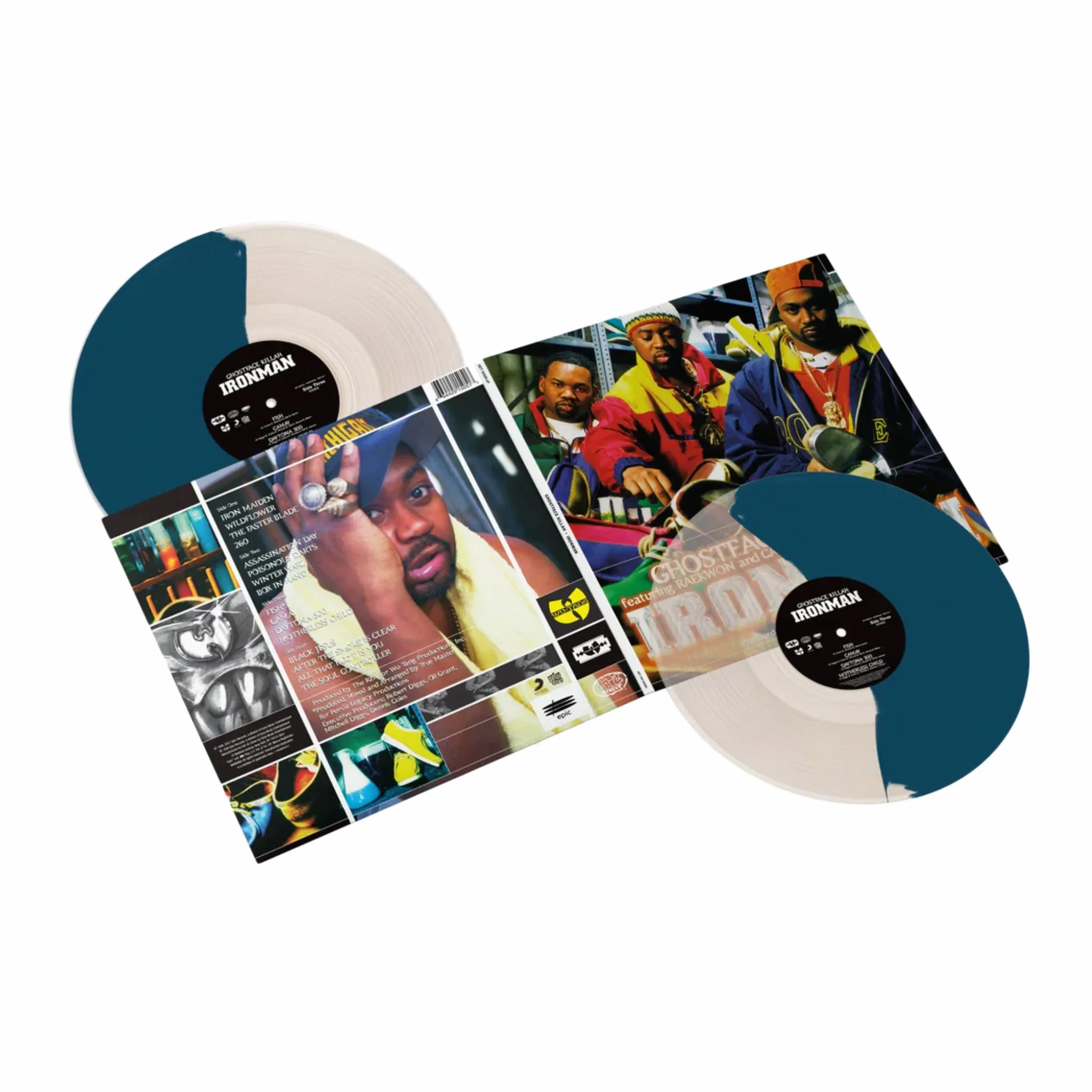 Ghostface Killah - Ironman 2xLP 25th Anniversary Edition (Blue & Cream Vinyl)