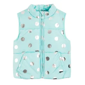 Girls Jacket Turquoise Vest