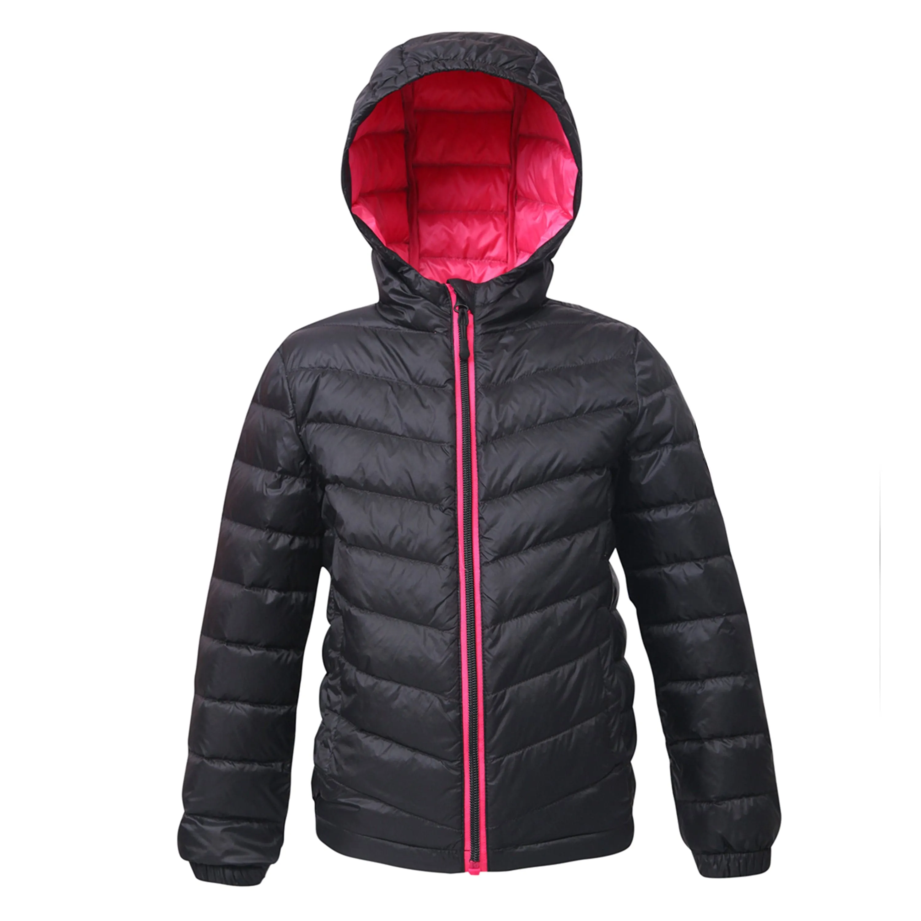 Girls' New Ultra Light Packable Down Puffer Jacket