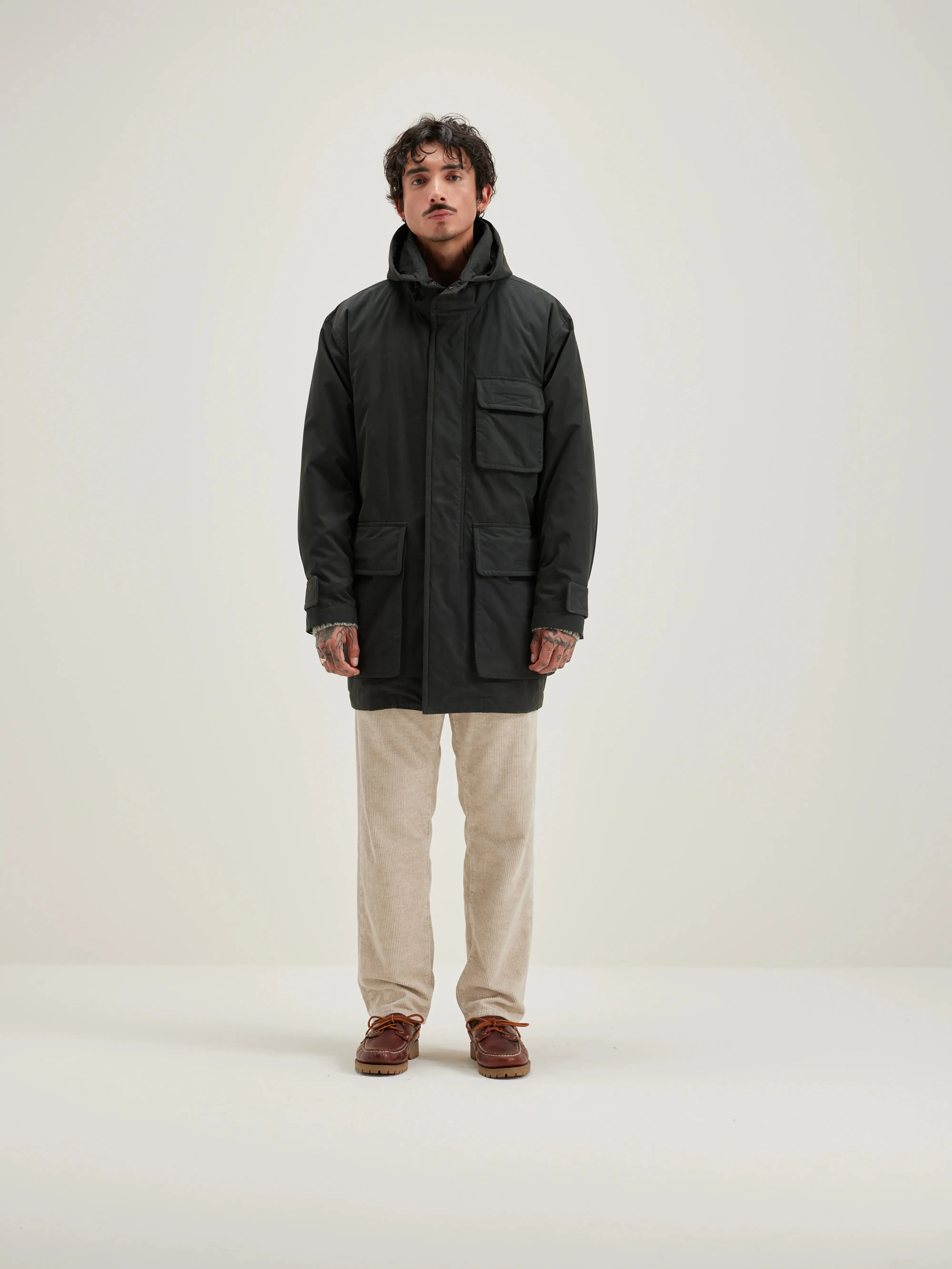 Hanso hooded parka (242 / M / PIRATE)