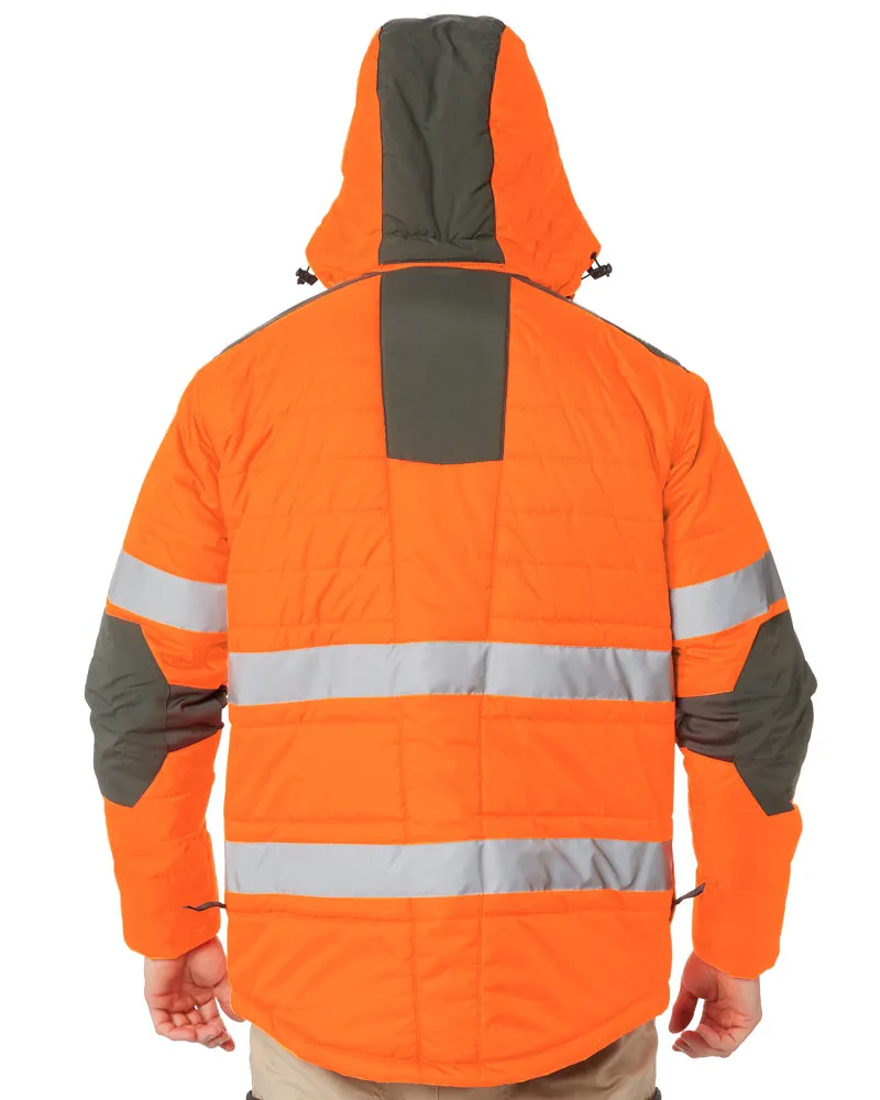 Hi Vis Triton Taped Insulated Jacket - Orange