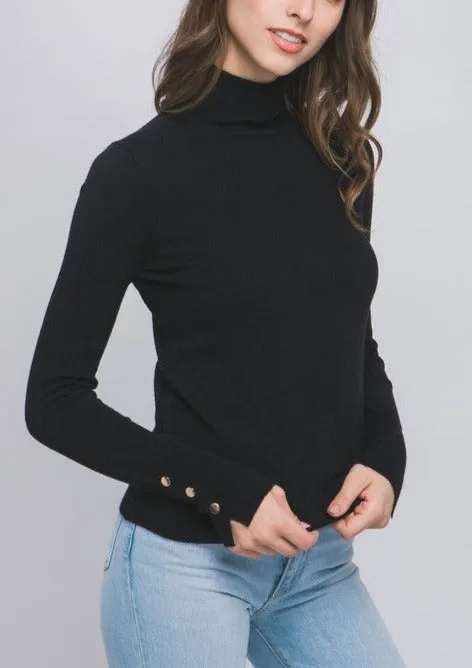 High Neck Long Sleeve Top