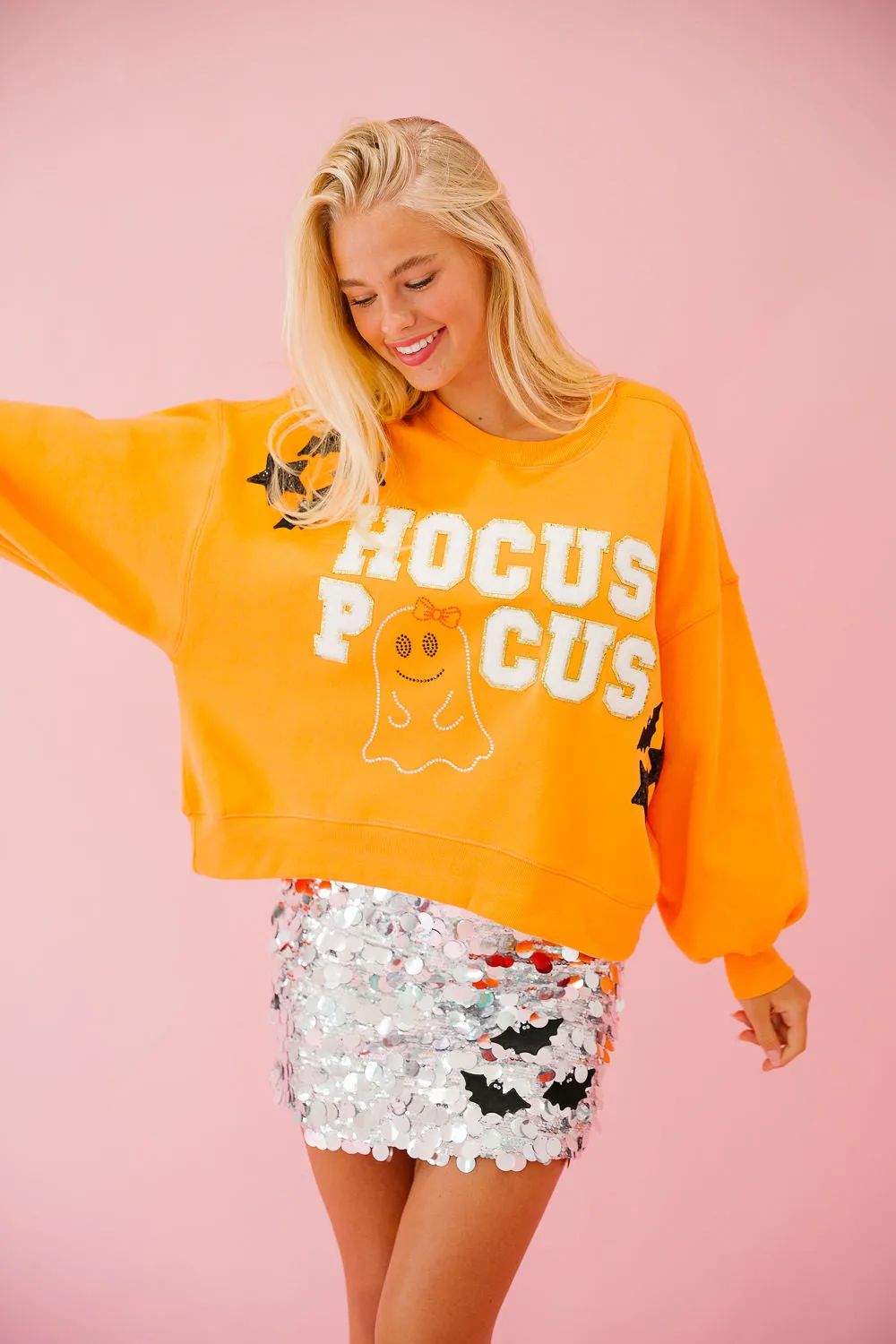 HOCUS POCUS ORANGE PULLOVER