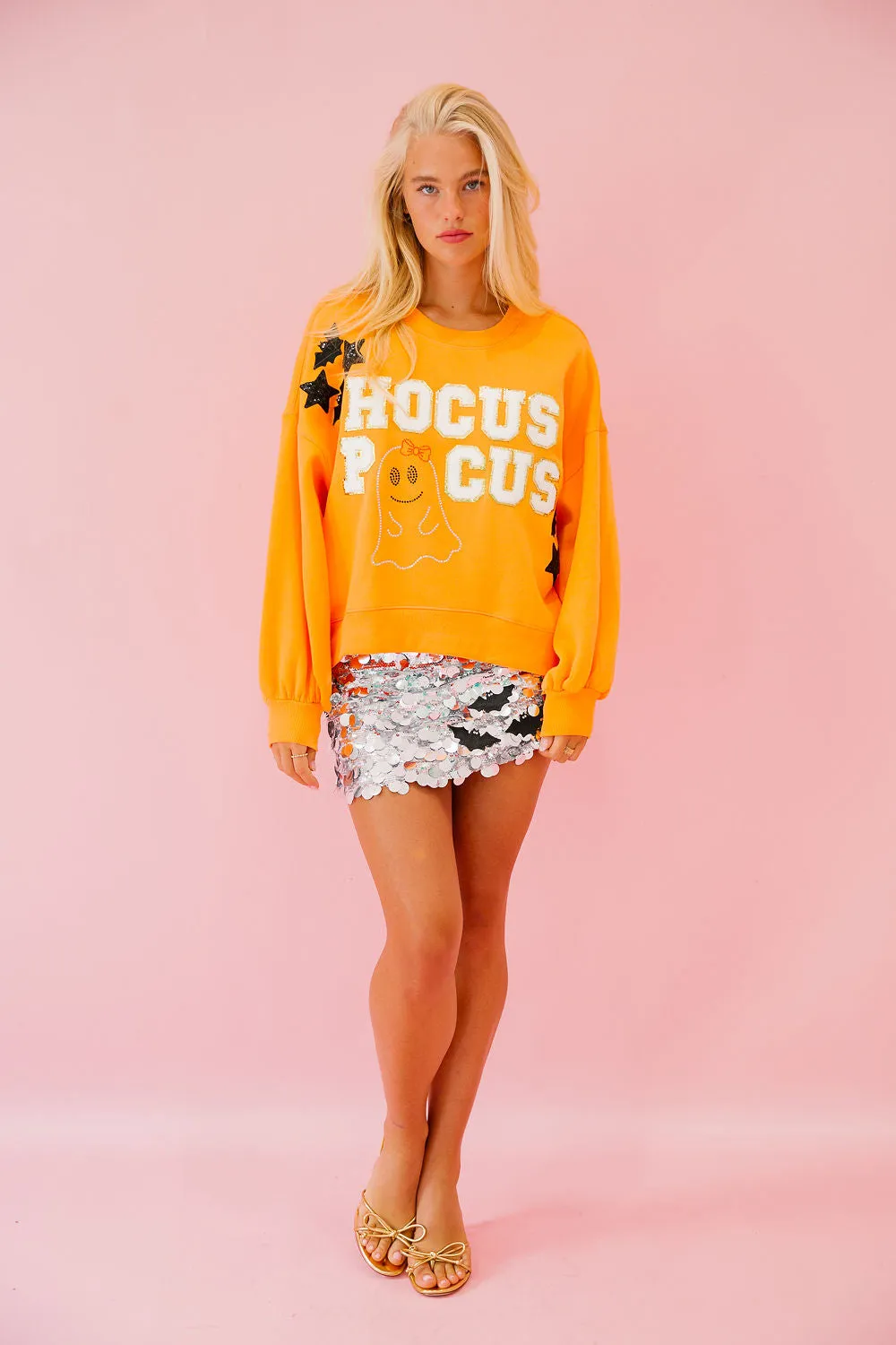 HOCUS POCUS ORANGE PULLOVER