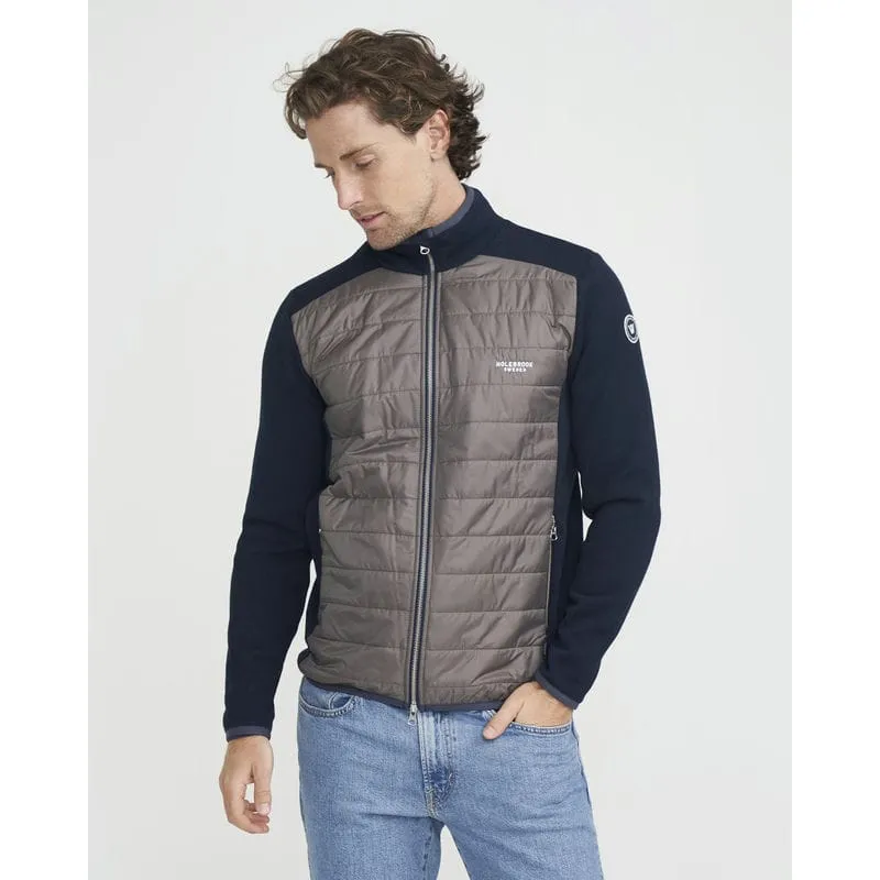 Holebrook Peder Windproof Mens Full Zip Jacket - Navy/Mole