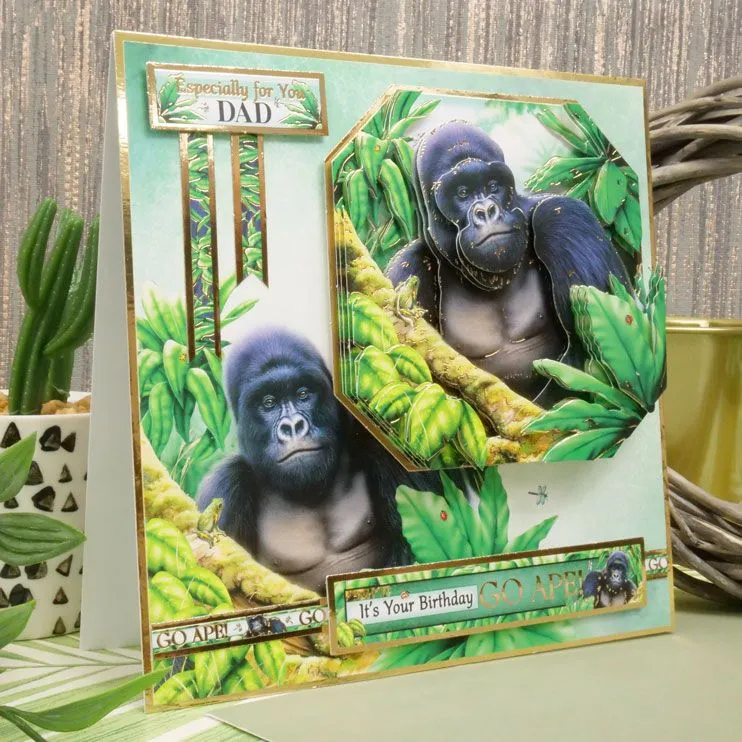 Hunkydory Into the Wild Deco-Large Set - Go Ape!*