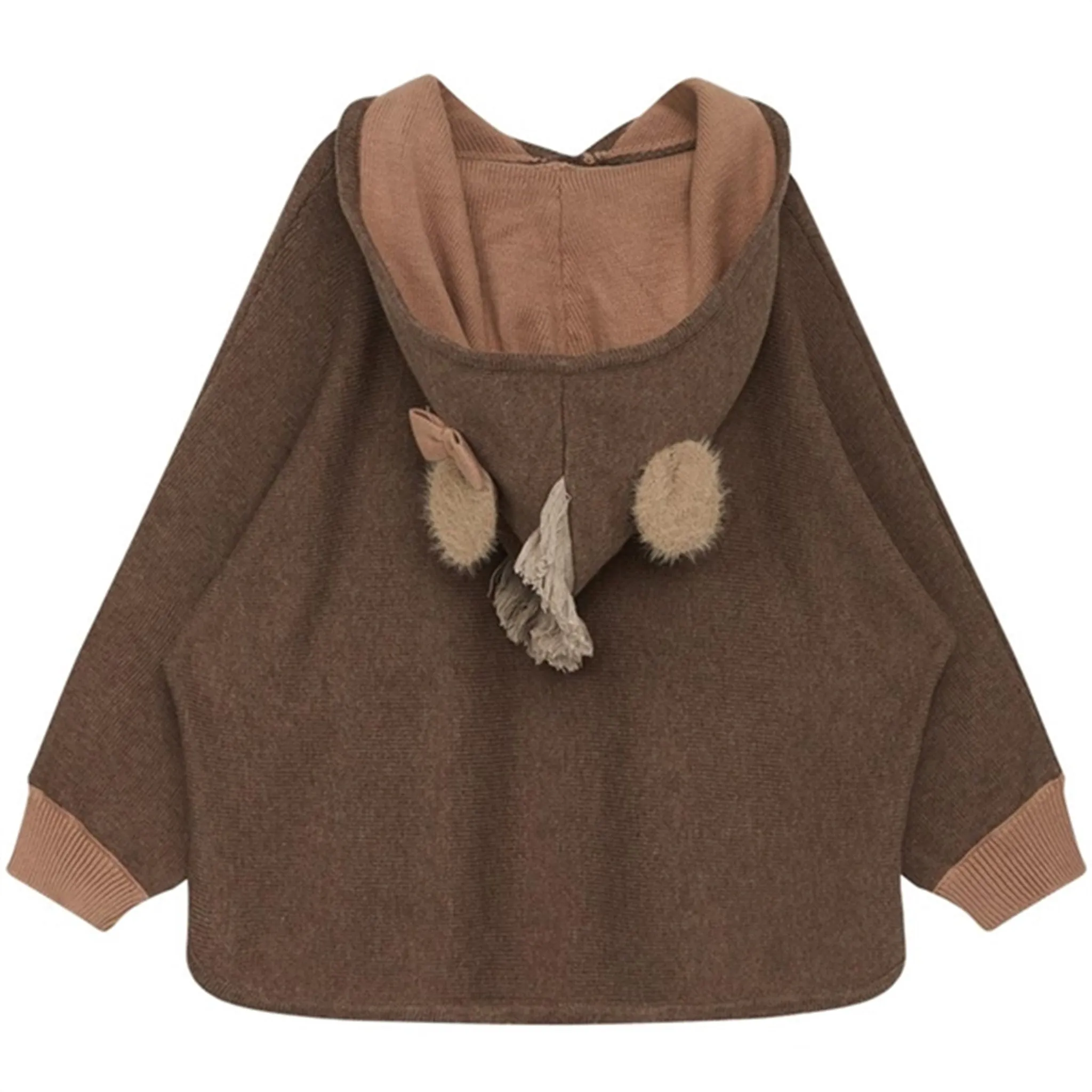 Hust & Claire Mini Toffee Melange Poppy Poncho