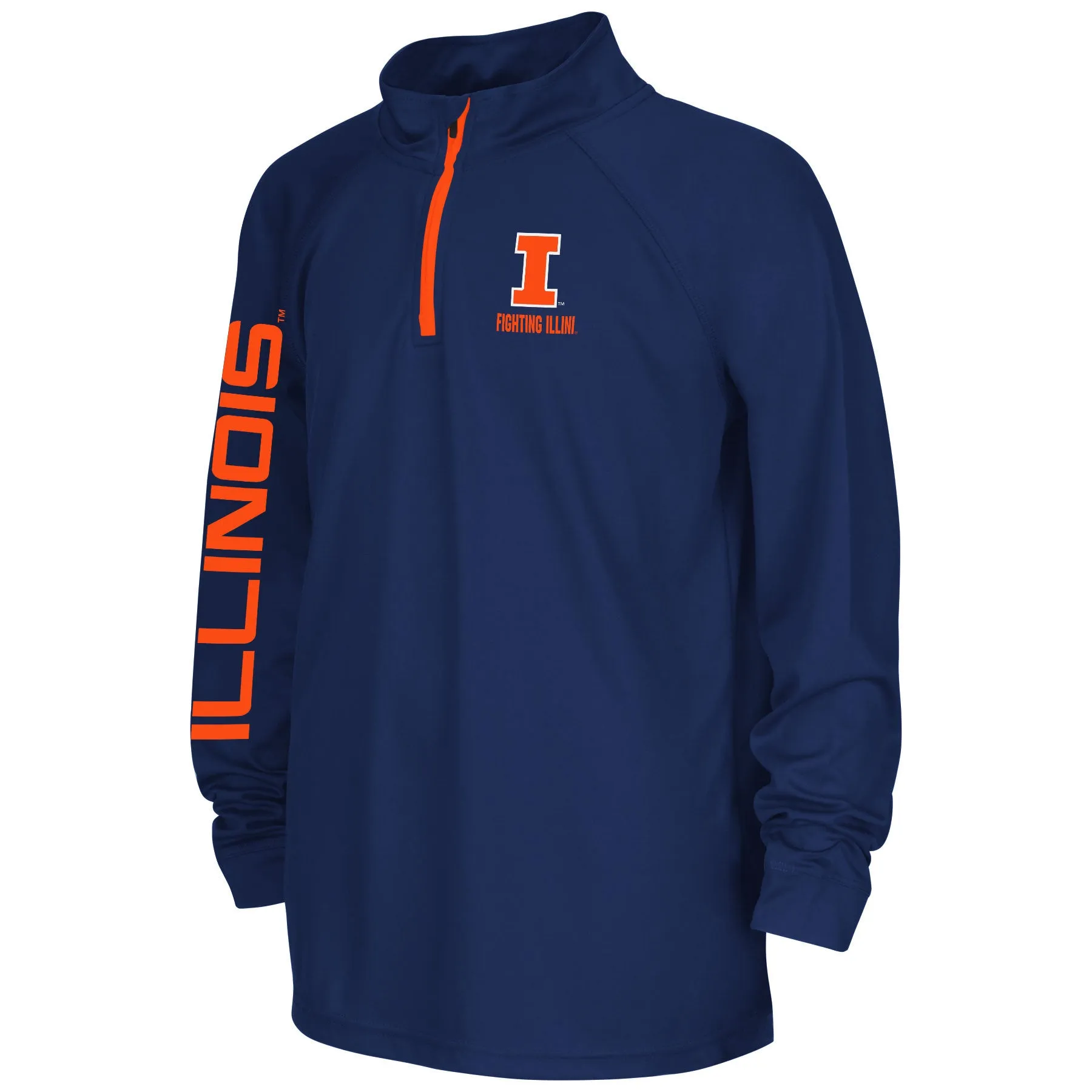 Illlinois Fighting Illini Colosseum Brand Youth Quarter Zip Pullover