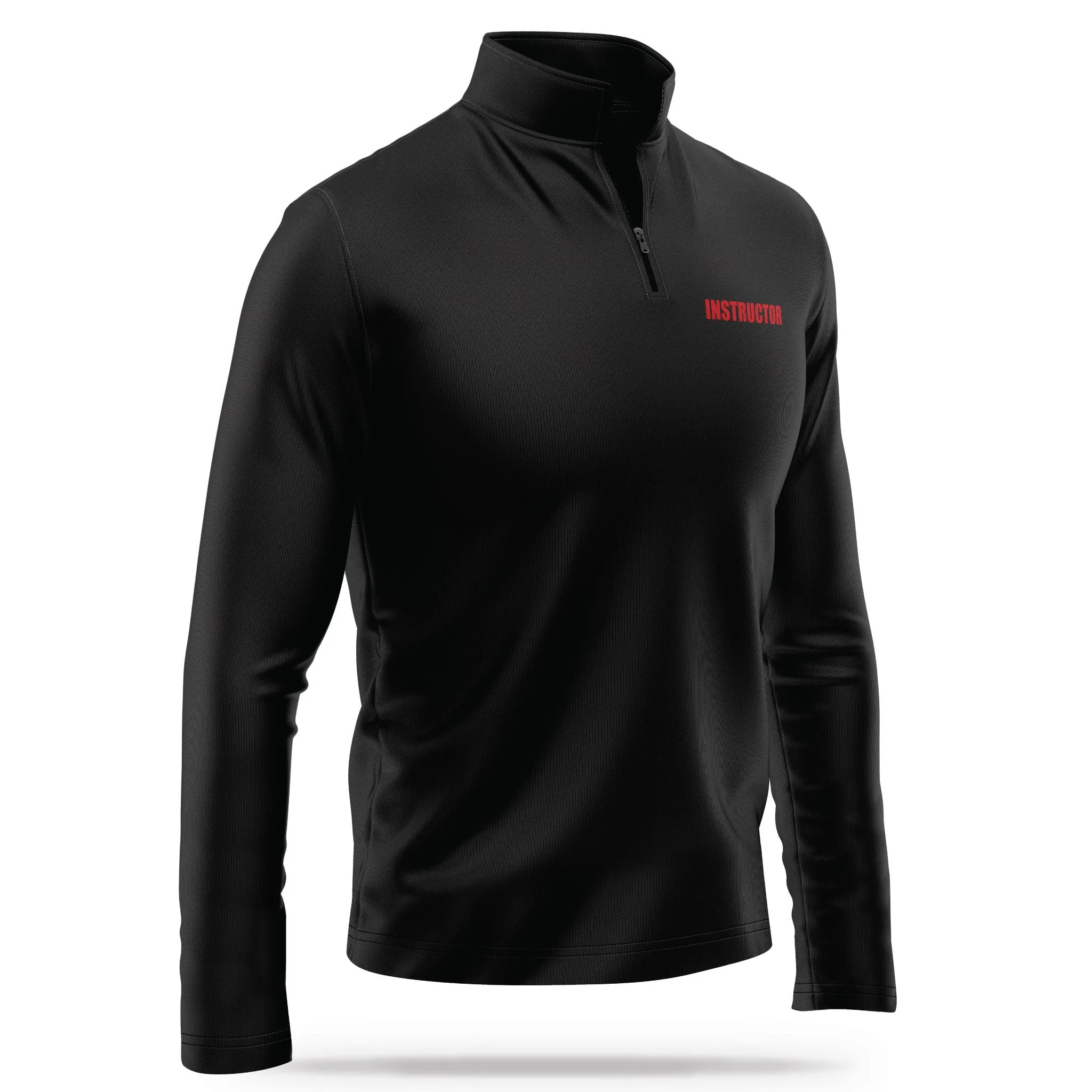 [INSTRUCTOR] Performance Quarter Zip [BLK/RED]