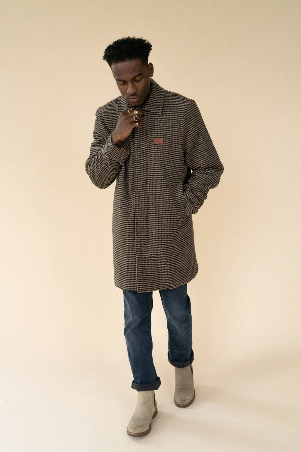 JASPER WOOL TRENCH COAT