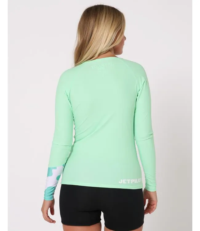 Jetpilot Zahra Womens Long Sleeve Rashie (2024) - Mint