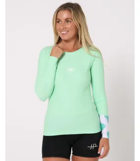 Jetpilot Zahra Womens Long Sleeve Rashie (2024) - Mint