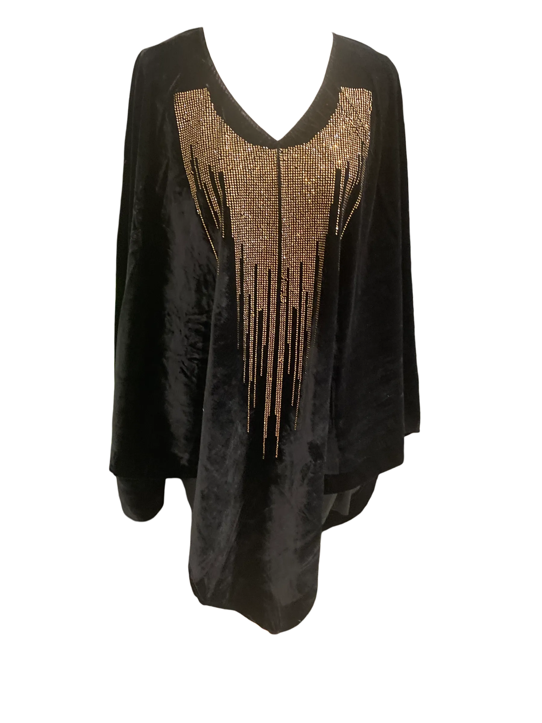 Julian Velvet Silk Luxe Poncho