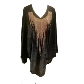 Julian Velvet Silk Luxe Poncho