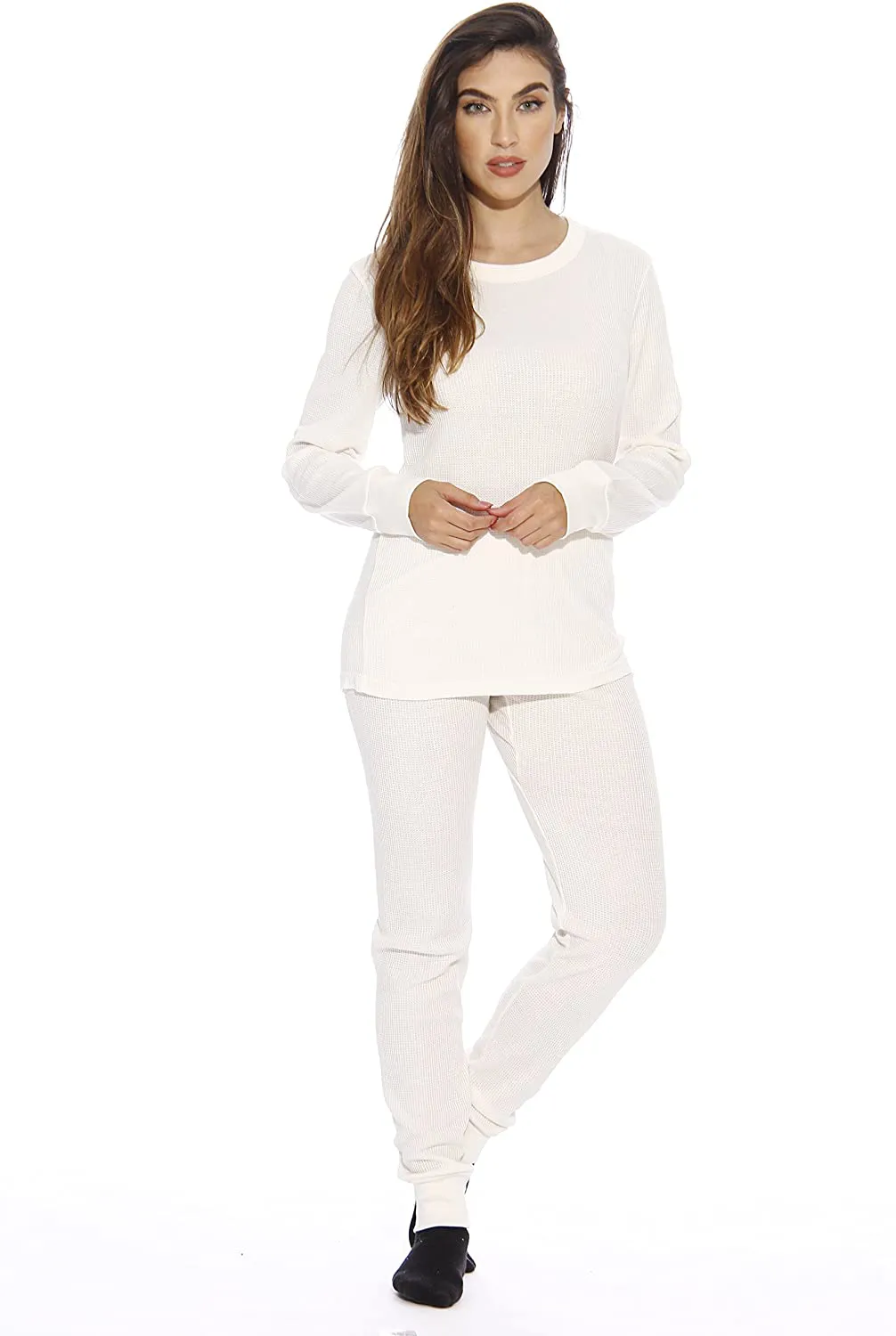 Just Love Women's Thermal Underwear Pajamas Set