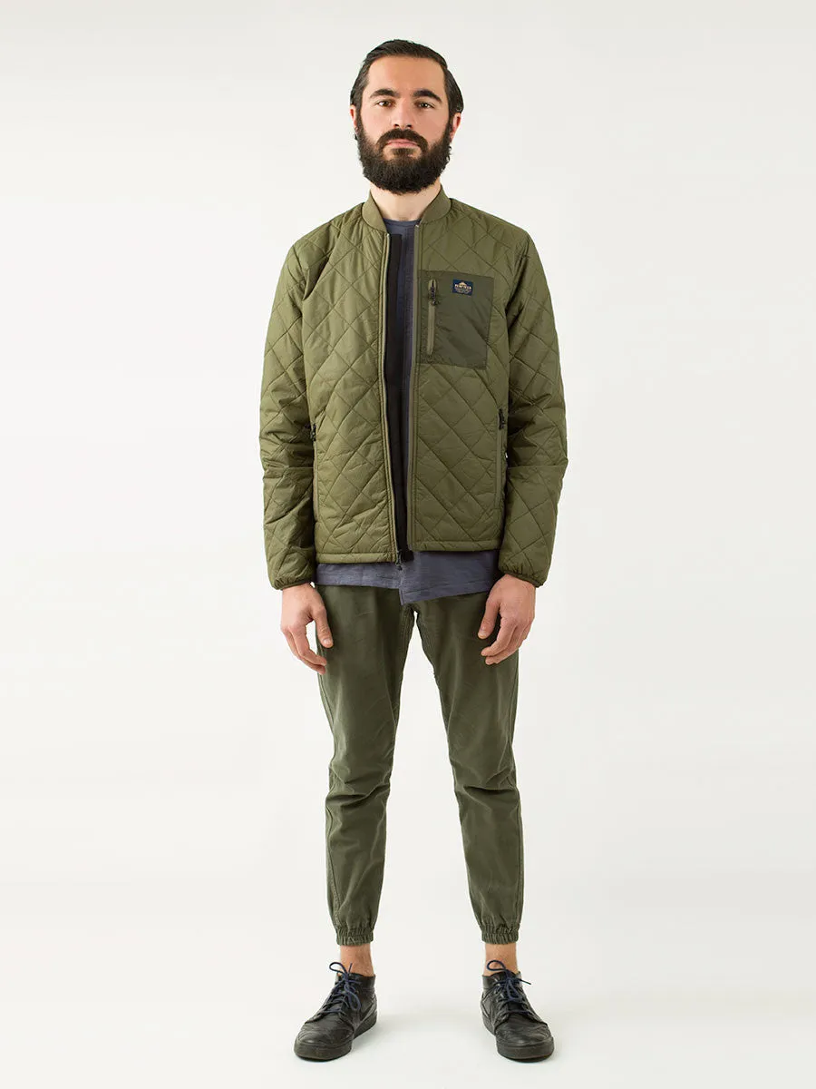 Kasota Quilted Layer Jacket in Olive