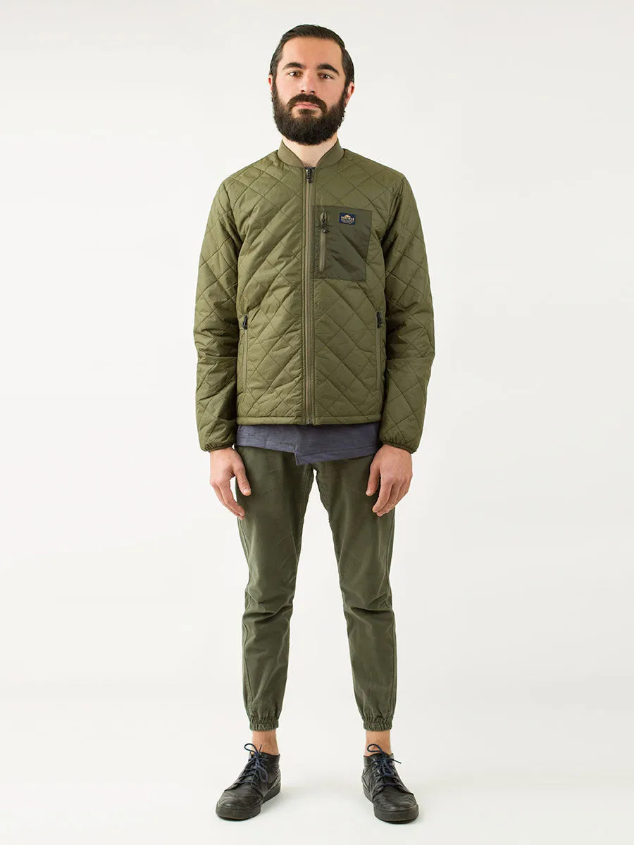 Kasota Quilted Layer Jacket in Olive