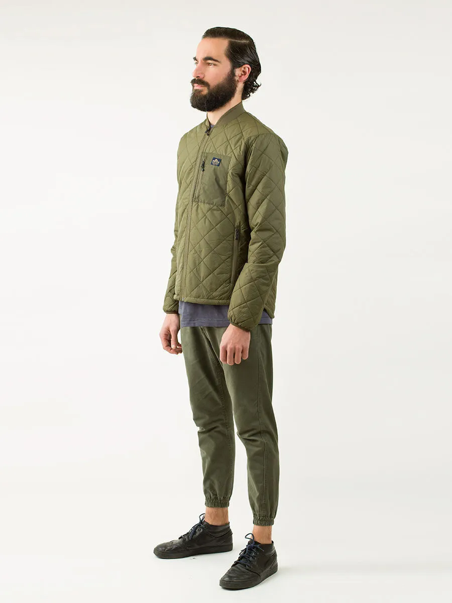 Kasota Quilted Layer Jacket in Olive