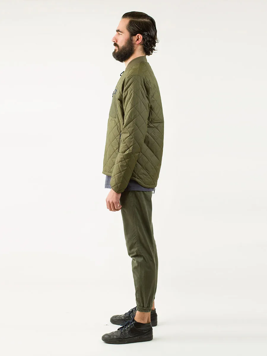 Kasota Quilted Layer Jacket in Olive