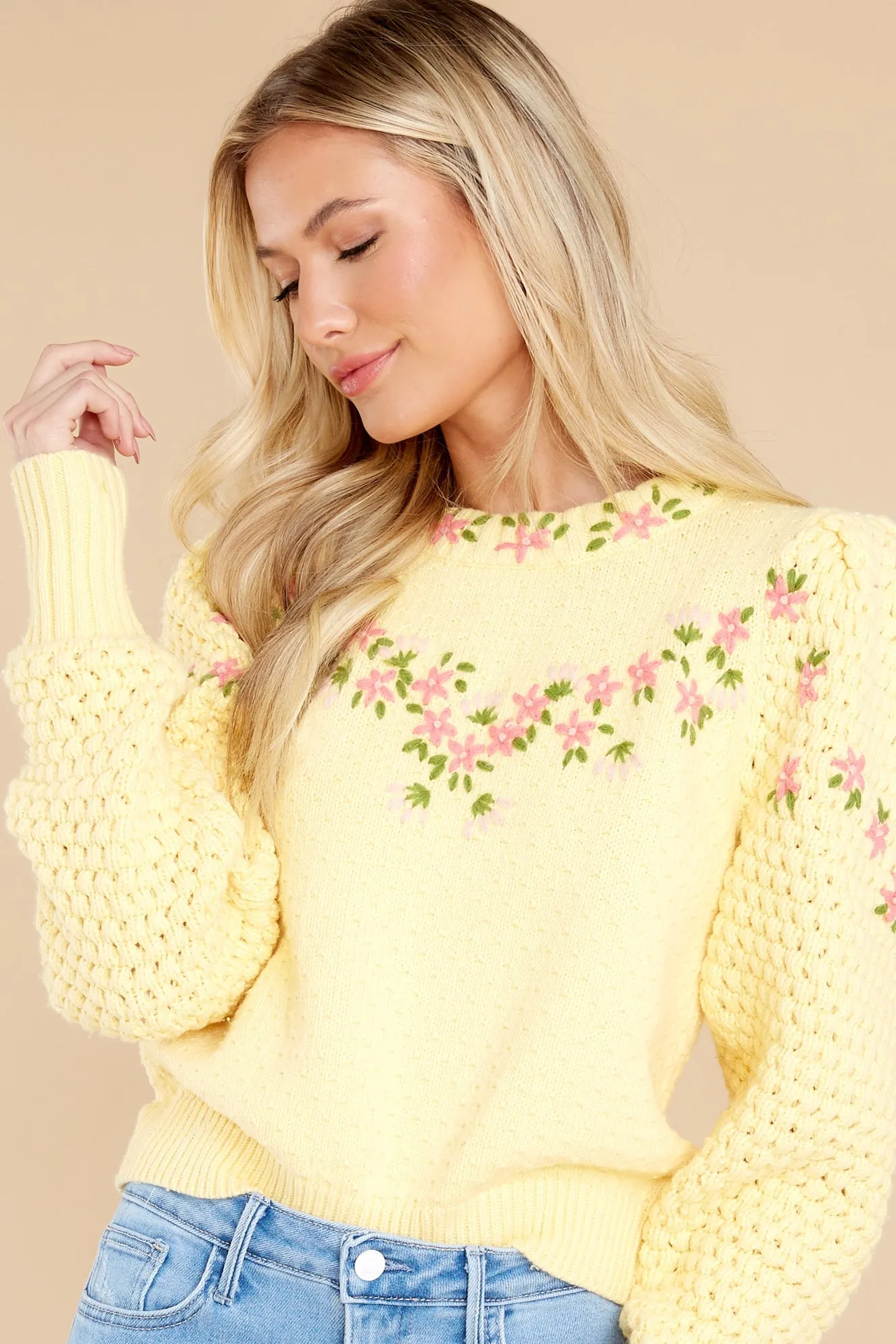 Kenzly Mellow Yellow Pullover Sweater