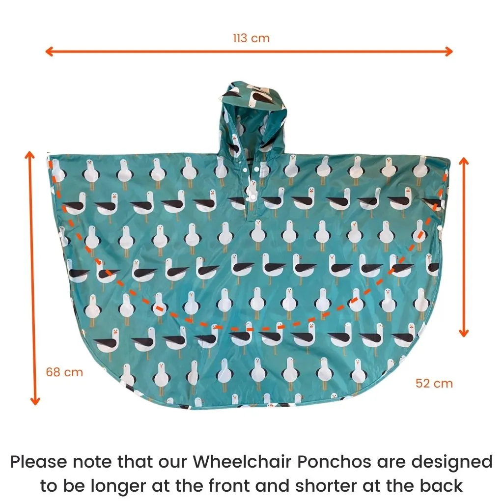 Kids Wheelchair Poncho - MULTICOLOUR FLORAL