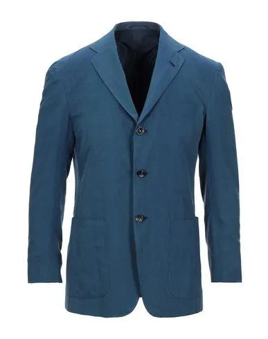 Kiton Man Blazer Dark blue 38 suit