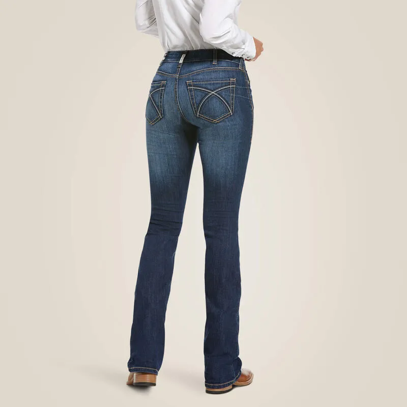 Ladies Ariat R.E.A.L. Perfect Rise Bootcut Rosa Jeans 10027713